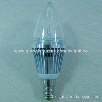 LED Candle Light, 3W Power, 85-265V AC Input Voltage